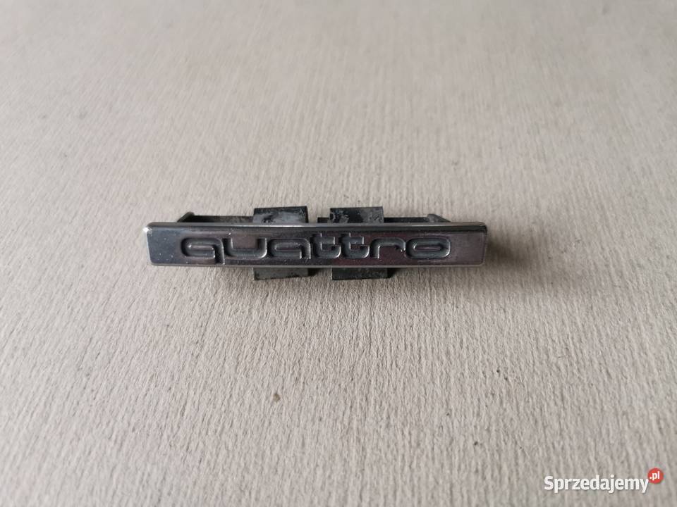 QUATTRO Emblemat Grila Audi 88 9 mm Oryginał Dziecinów