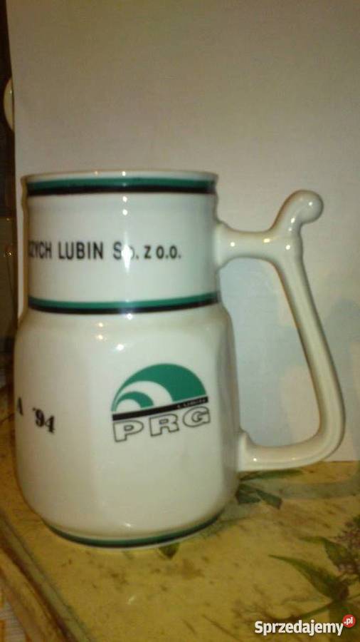 Kufel barbórkowy ceramiczny biały 05l