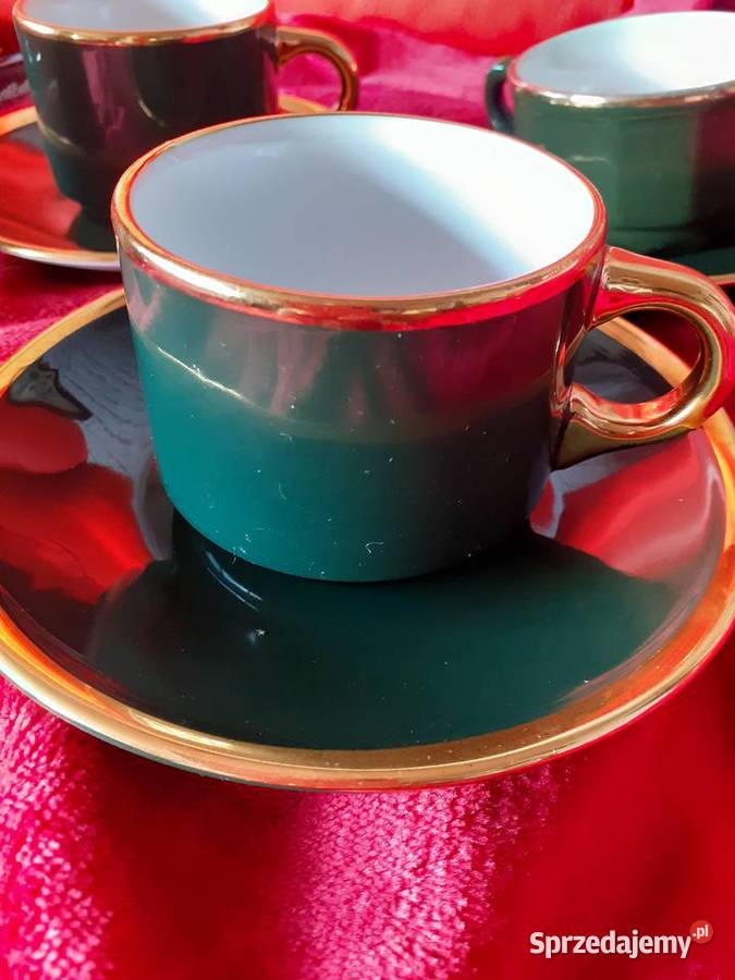 filiżanki ciemna zieleń Warszawa