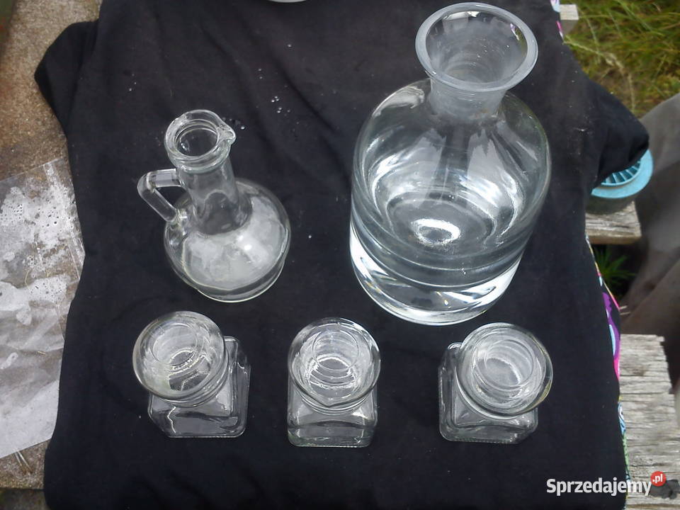 Stare szklane naczynia Aleksandrów Łódzki sprzedam