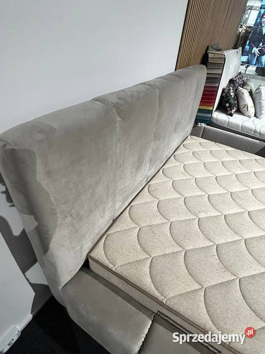 Łożko tapicerowane 160x200 z pojemnikiem 40