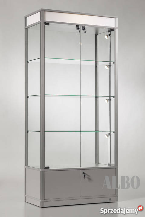 Gablota sklepowa VA 1D SUPER witryna lada regał Wyposażenie firm warmińsko-mazurskie Olsztyn wyposażenie