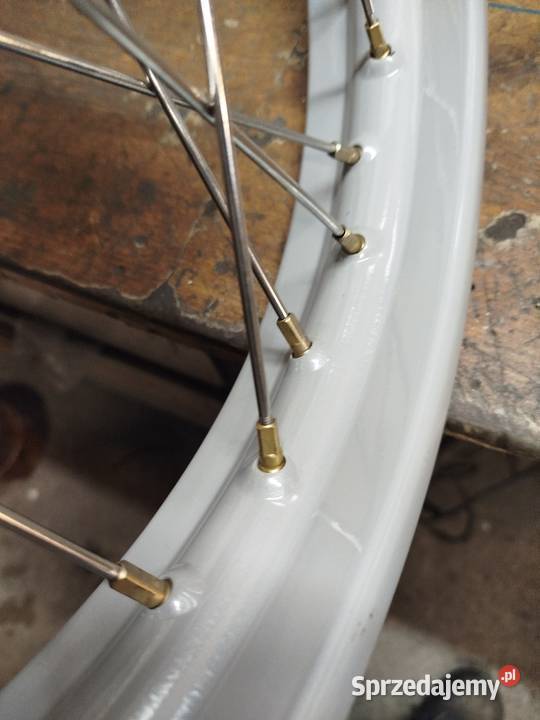 Koła wsk125 nierdzewne szprychy malowane obrecze Pozostałe Przyłęk sprzedam