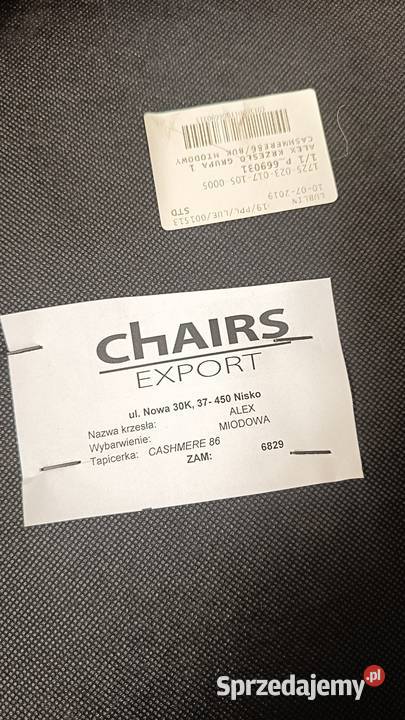 Meble Kobe Witryna stół 6x krzesła Chairs Export lubelskie Lublin