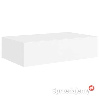 vidaXL Półka ścienna z szufladą biała 40 x 235 x Warszawa sprzedam