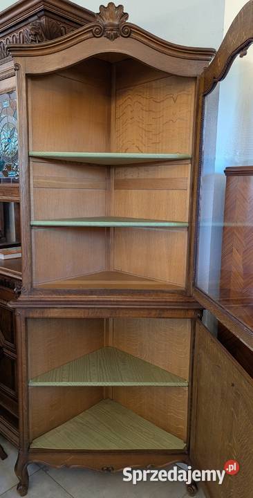 Dębowa narożna witryna ludwikowskasklep Dąbrowa Dąbrowa Górnicza