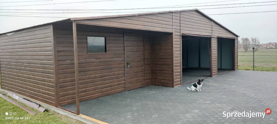 Garaż Blaszany Blaszak Garaże Blaszane Wiaty 40m2 lubelskie sprzedam