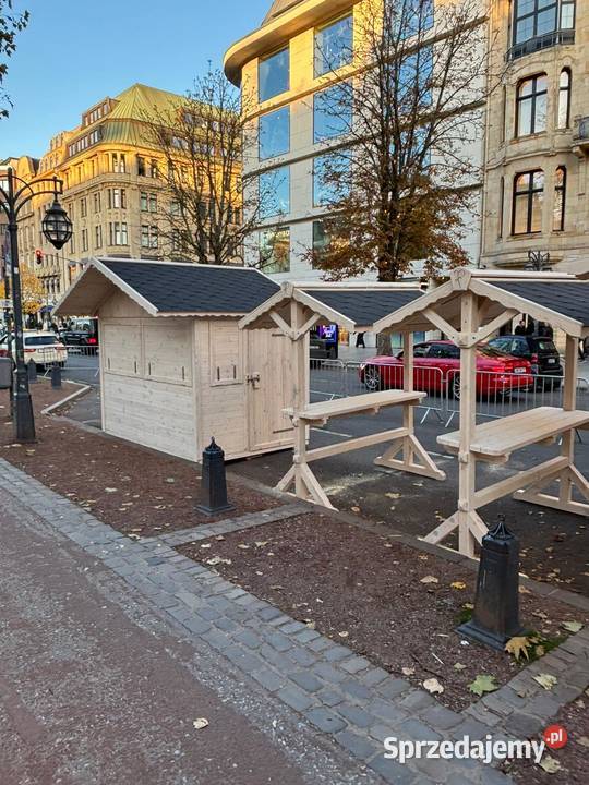 Drewniany Stragan Wiejski Stół Wiejski Biesiadny Pozostałe śląskie Parzymiechy