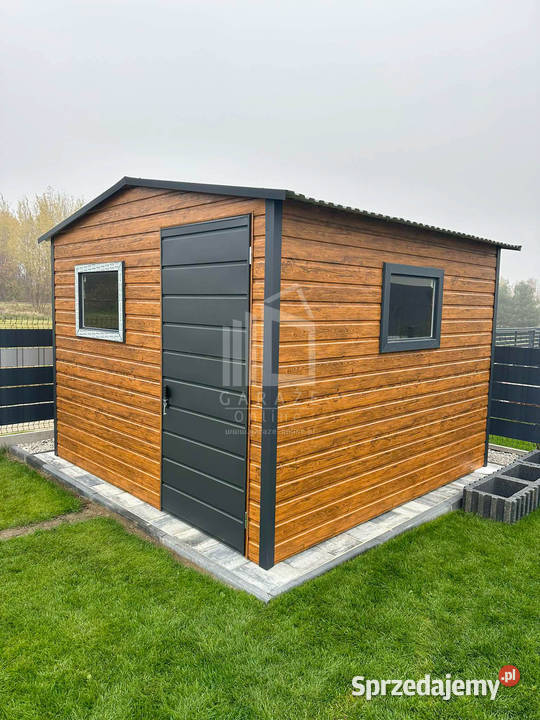 Schowek domek ogrodowy 3x3m drzwi 2x okno Łódź