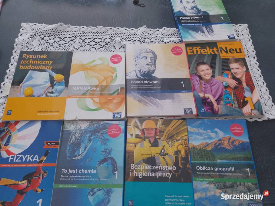 Książki do 1 technikum budowlanego Kłoczew