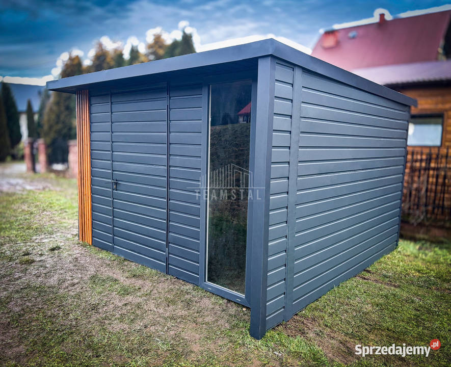 Schowek ogrodowy PREMIUM 3x3m wiata 05m drzwi Międzyrzecz