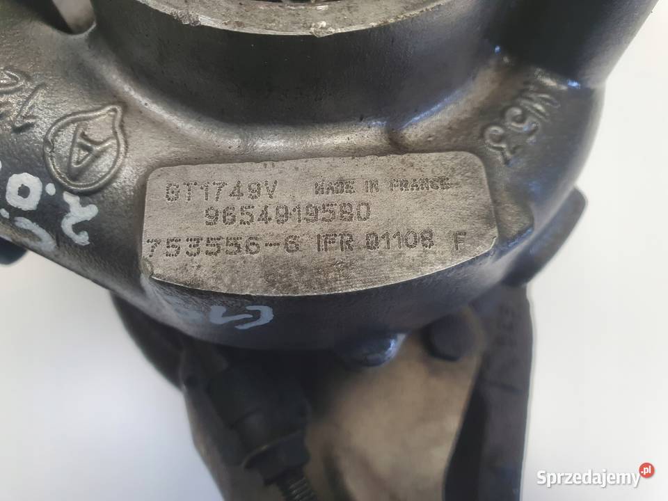 Peugeot 407 20 HDI TURBOSPRĘŻARKA turbo osobowe Janów