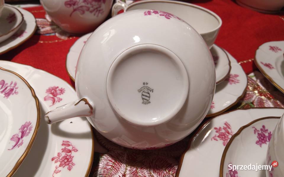 Serwis kawa trio Langenthal Suisse ca 1950 r Porcelana i szkło Porcelana i szkło Poznań