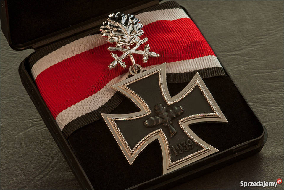 Krzyż Rycerski Krzyża Żelaznego z Liśćmi Dębu wielkopolskie Gniezno