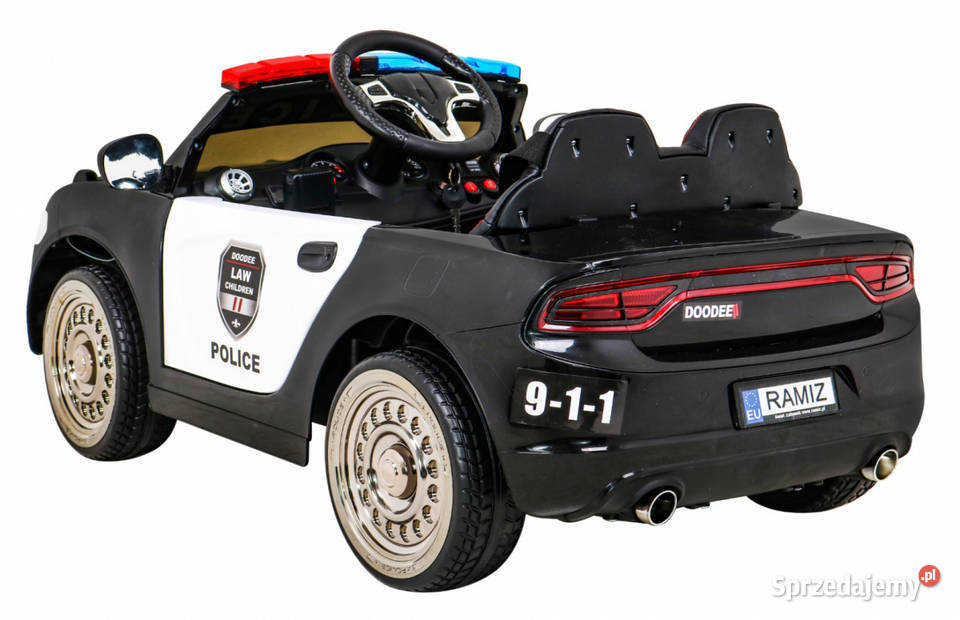 Pojazd SuperPolice radiowóz na akumulator Łopuszno