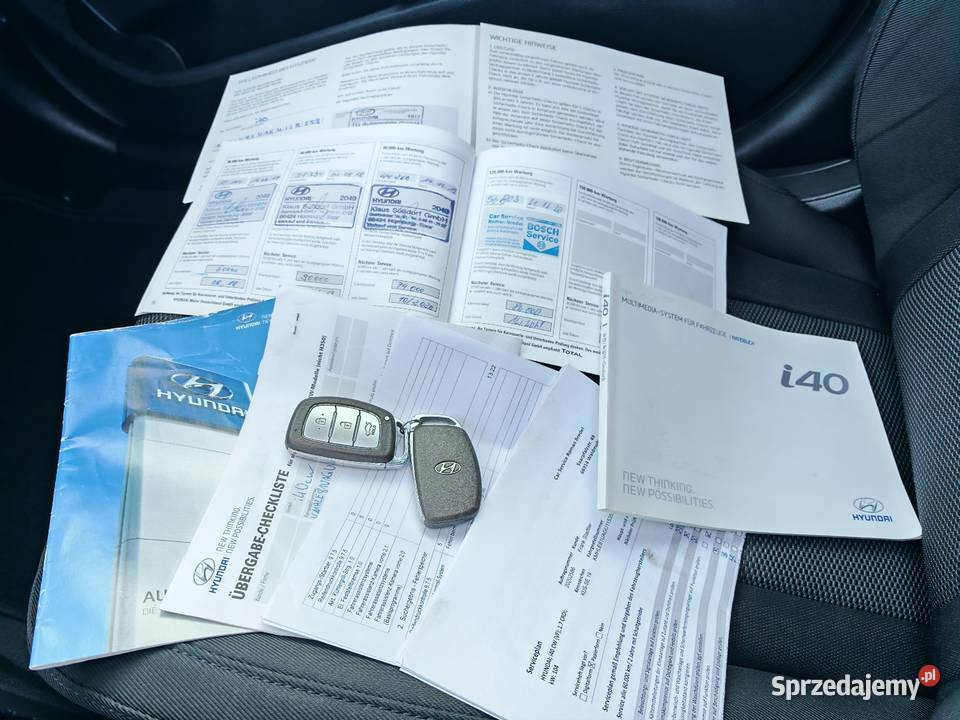 Hyundai i40 17 CRDi 141 Premium bezwypadkowy Grodziec sprzedam