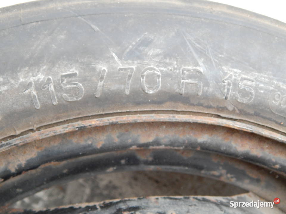 KOŁO DOJAZDOWE ZAPAS Audi 80 T11570R15 90M mazowieckie Warszawa