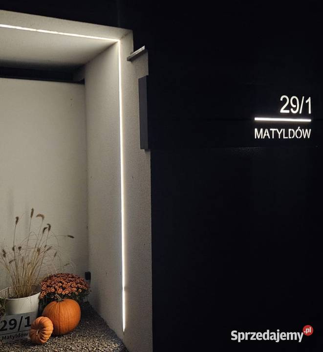 Podświetlana tablica adresowa numer domu Tablice i numery