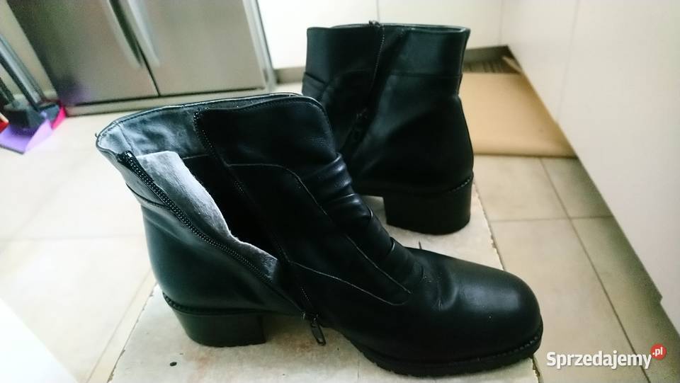 Botki wiosenne skórzane firmy LOTUS nowe Okazja Brwinów sprzedam