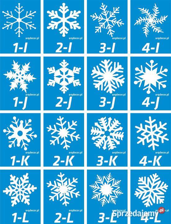 Śnieżynki styropianowe gwiazdki 16 ozdoby inny kolor sprzedam