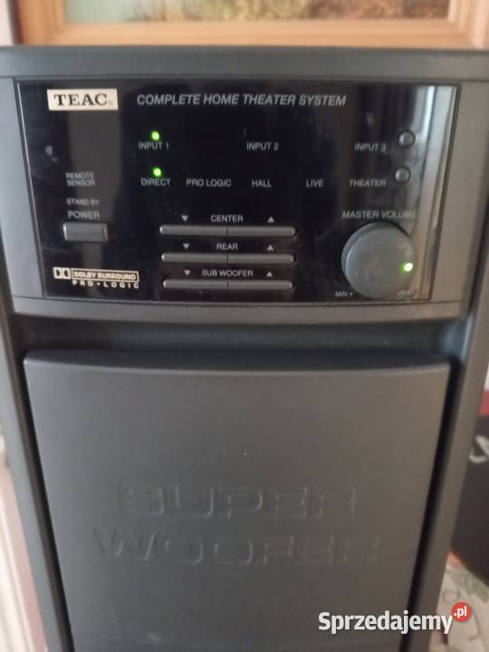 TEAC Super Woofer Powermax 1000 Głęboki mocny Wzmacniacze i pokrewne Skawina