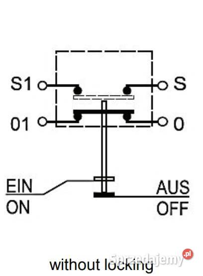 Przełącznik przyciskowy wału WOM okrągły żółty Kamionna sprzedam