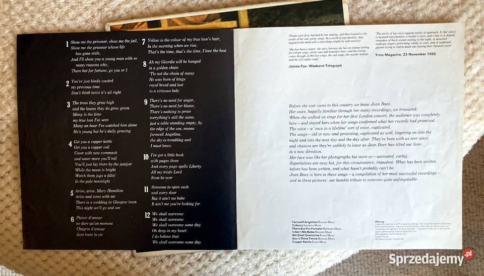 Joan Baez Portrait Of Joan Baez Muzyka Szczecin