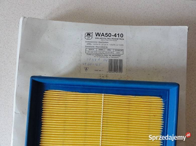 Opel VECTRA B Filtr powietrza wkład NOWY Rzeszów