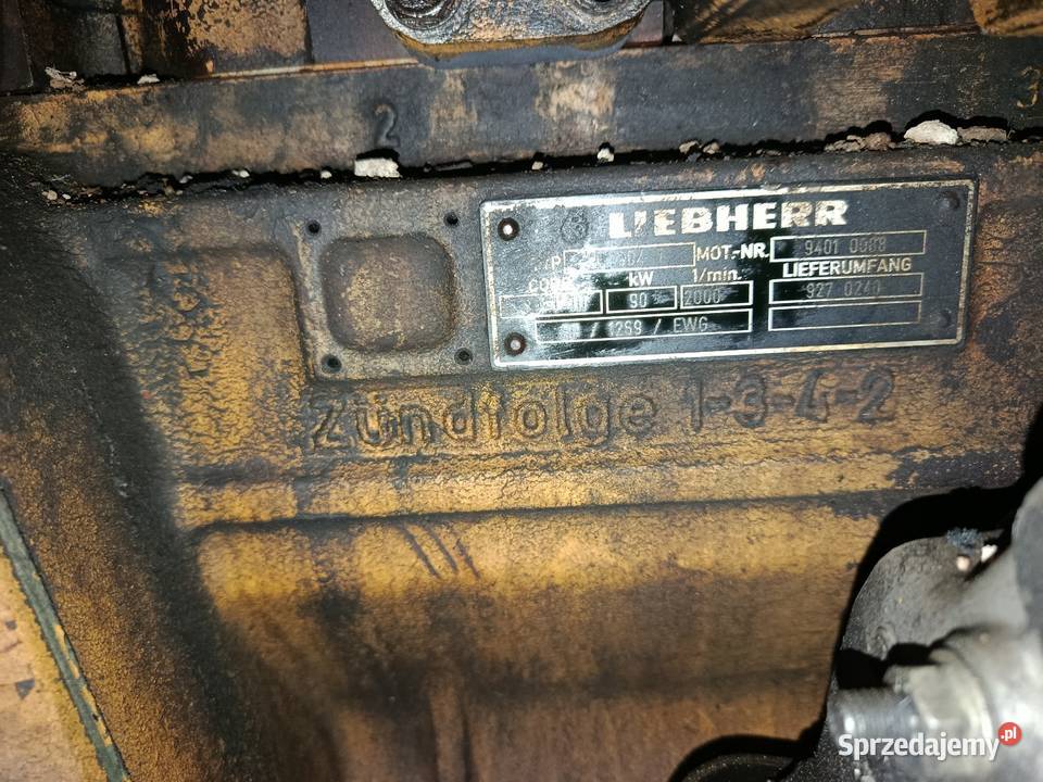 Silnik Liebherr D904 D904T Koparka Atlas Cat OK Poznań