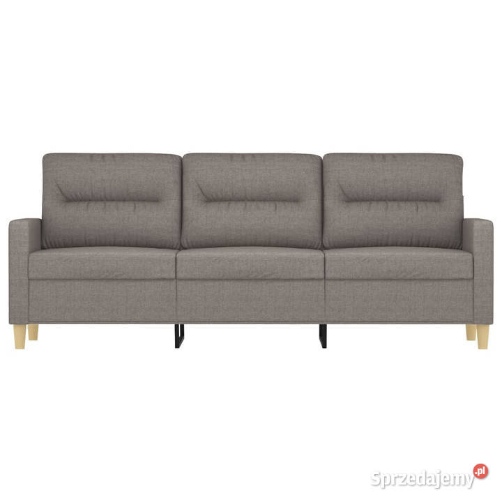 Sofa 3osobowa kolor taupe 180 tapicerowana