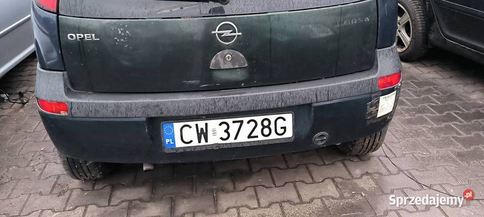 ZDERZAK TYŁ OPEL CORSA Z36U