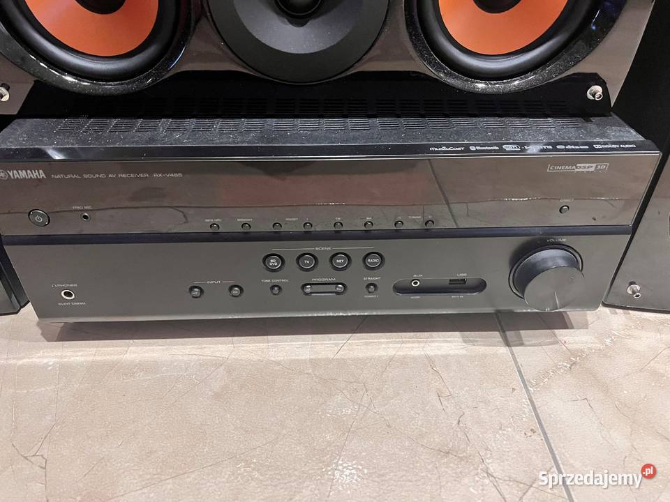 kino domowe YAMAHA MusicCast RXV485 Pure Acoust dolnośląskie Pieńsk sprzedam