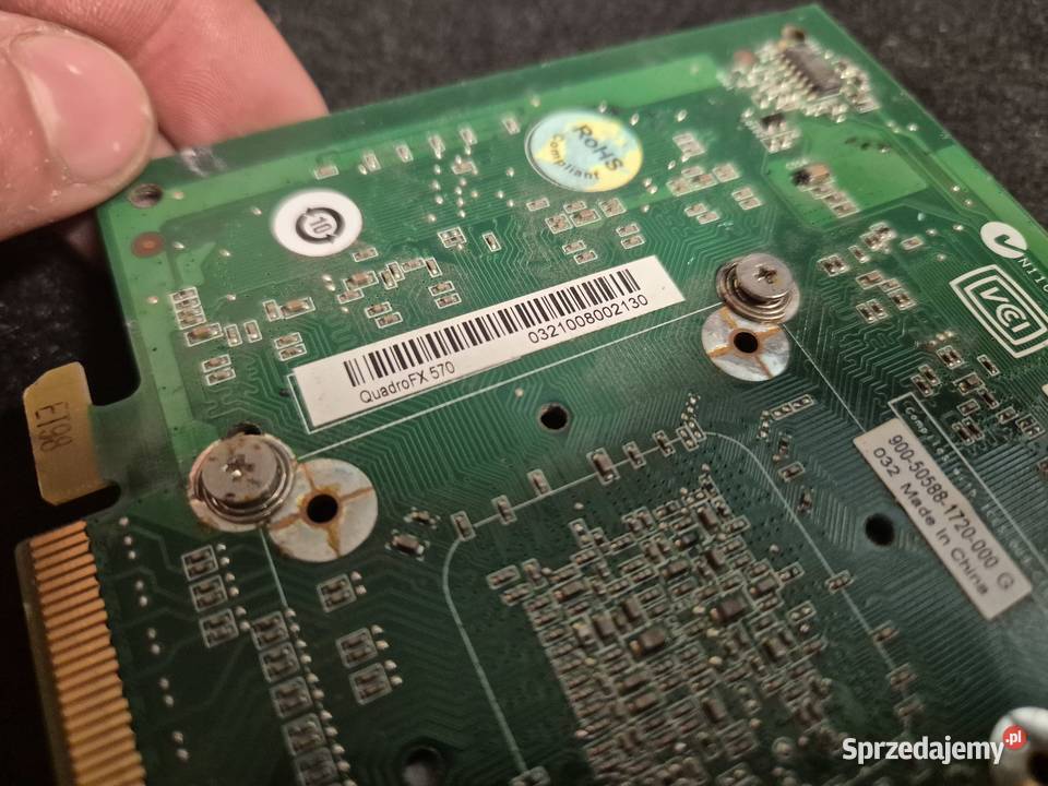 Karta graficzna Nvidia Quadro FX370 256MB Karty graficzne Ruda Śląska