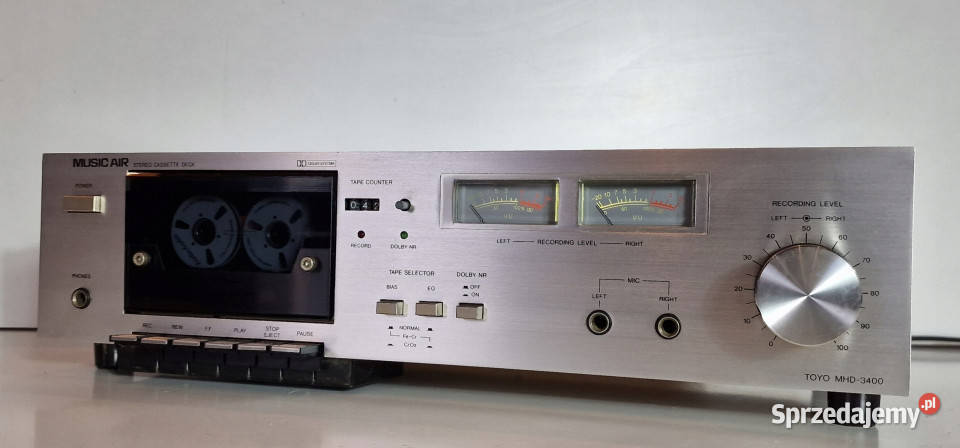 Magnetofon catette deck Music air TOYO MHD3400 Międzychód