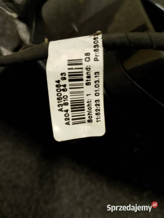 Lusterko zewnętrzne Mercedes w204 C klasa 2009 Nowy Sącz