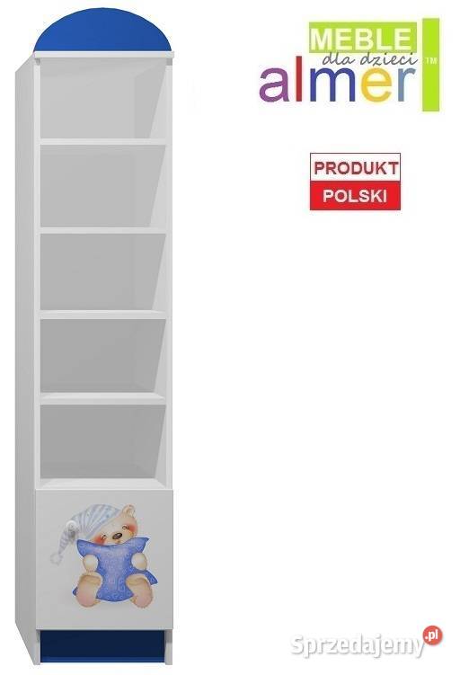 ŚPIOCH 7 N4 regał dziecięcy 40x40 w190 Lubań