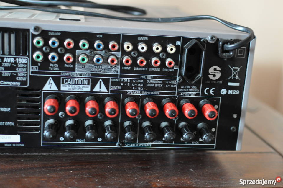 Amplituner DENON AVR1906 71 z pilotem stan Lubin sprzedam