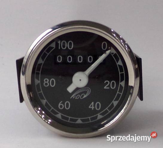 Licznik okrągły 100 h cyferblat czarny VDO CZ Tuczempy