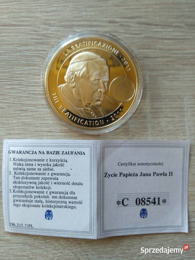 35 Medal okolicznościowy z serii Życie Papierza Chrząstawa Mała