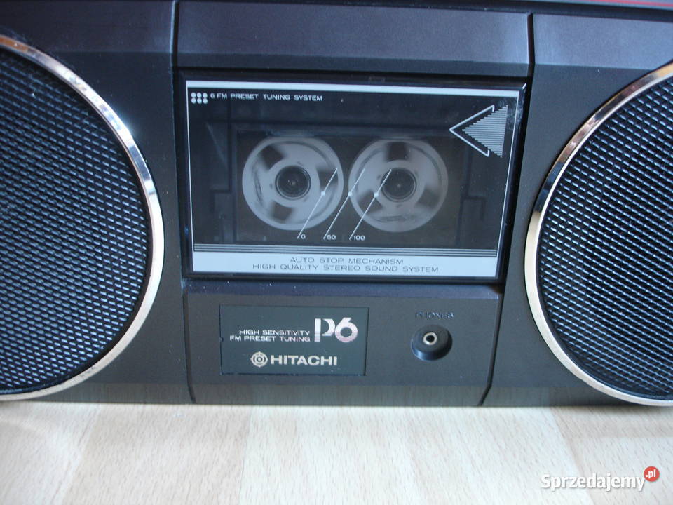Radiomagnetofon HITACHI TRKP6 lubuskie Zielona Góra sprzedam