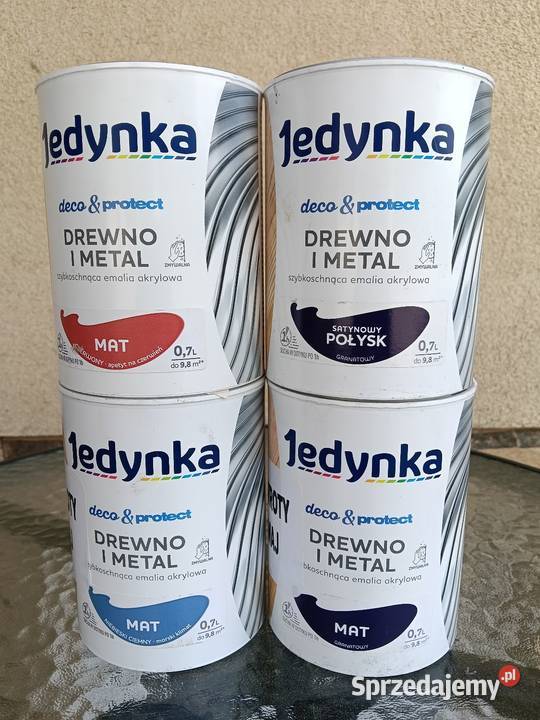 Farby kolory do drewna i metalu 0507l Wykończenie Dębica
