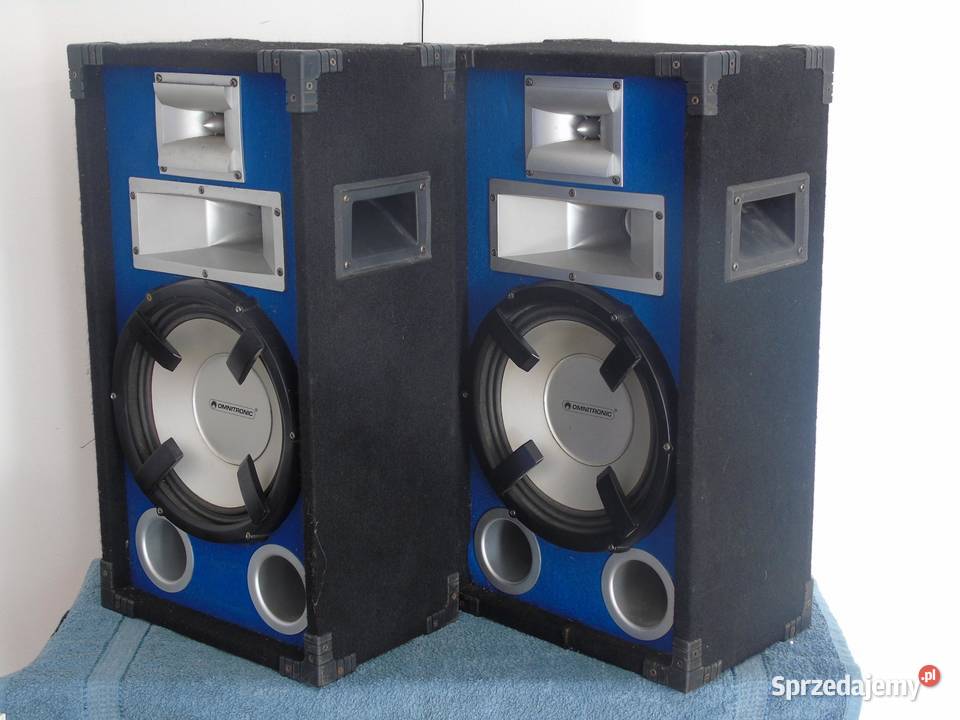 Kolumny estradowe Omnitronic 2x 300 wat sprawne Jasło