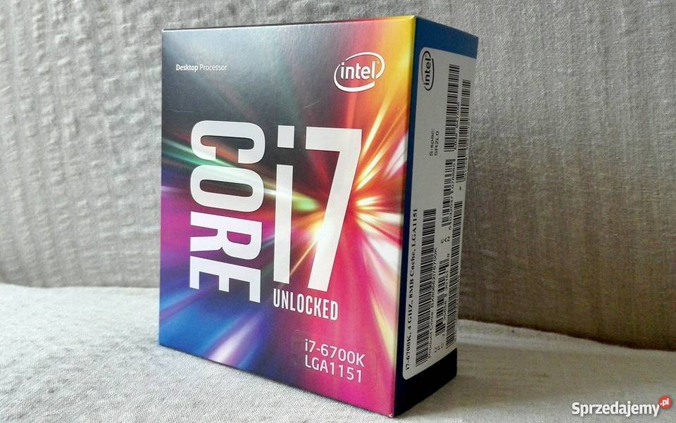 Procesor Intel Core i76700K Unlock NOWY Sosnowiec sprzedam