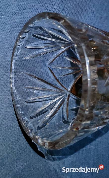 Zestaw szkła kryształowego wazon półmisek talerz sprzedam