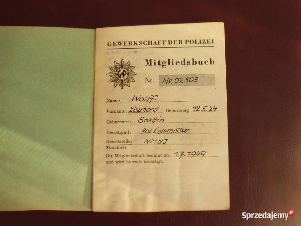 Militaria dokumenty ciekawostki Kalisz sprzedam