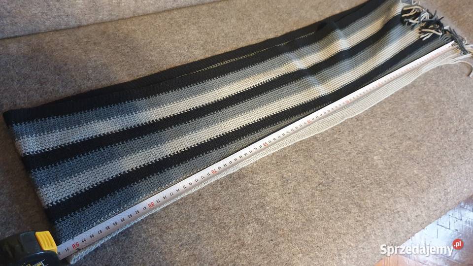 Szalik szary na zimę męski łódzkie Skierniewice