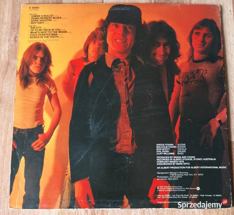 ACDC Powerage Atlantic 1 press UK Kraków