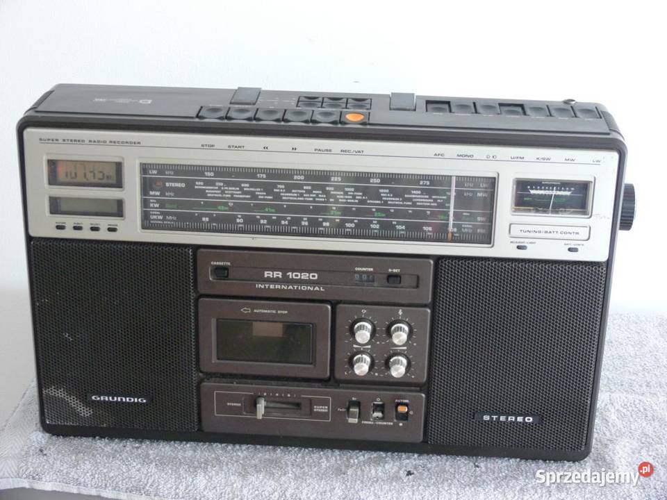 Radio magnetofon Grundig RR1020 Vinage WYSYŁKA Radioodtwarzacze podkarpackie Jasło