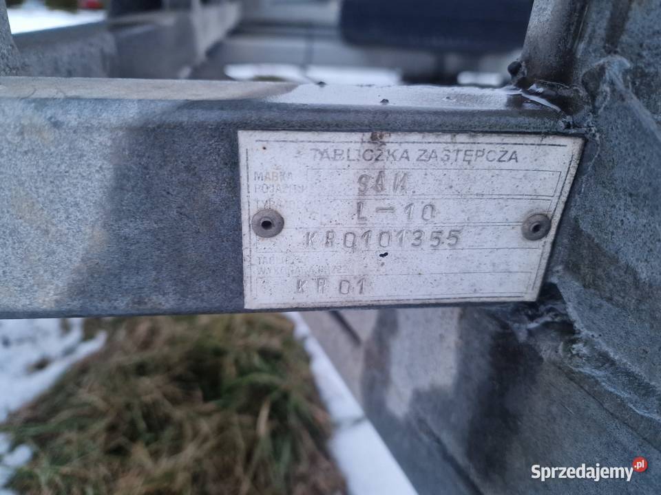 Laweta przyczepa SAM Nowy Sącz