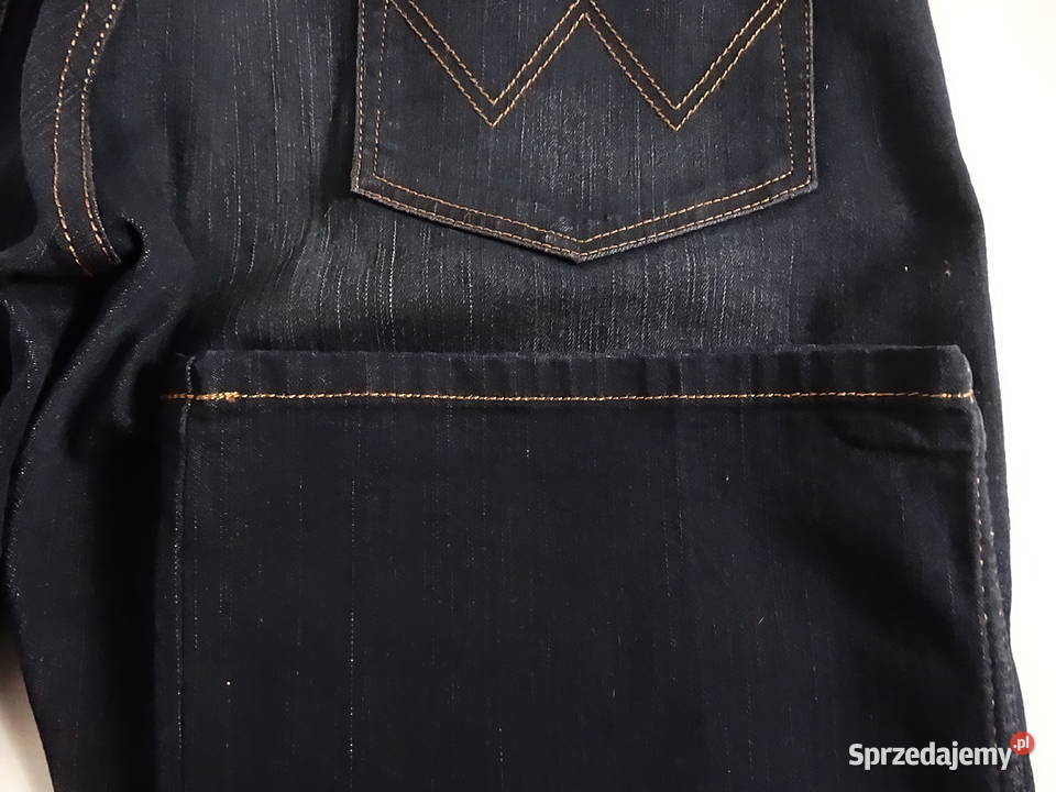 Jeansy Męskie Wrangler W36 L34L36 Deep Indigo Rozmiar XL lubelskie Biłgoraj